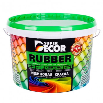 SUPER DECOR Резин краска №04 Дикая вишня 1кг ,-0