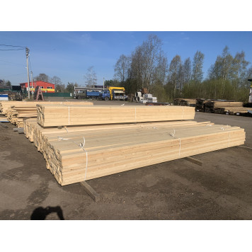 Доска обрезная 25*150*6000 мм 1-сорт е/в.хв/п. дисковый напил-0